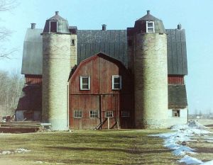 Wisconsin Twin Silo Barn