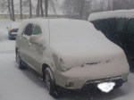 Snow Covered Car