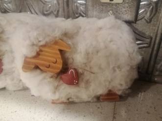 Handmade Wooden Sheep